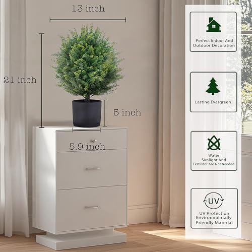 ECOLVANT 21T Artificial Topiary Ball Trees