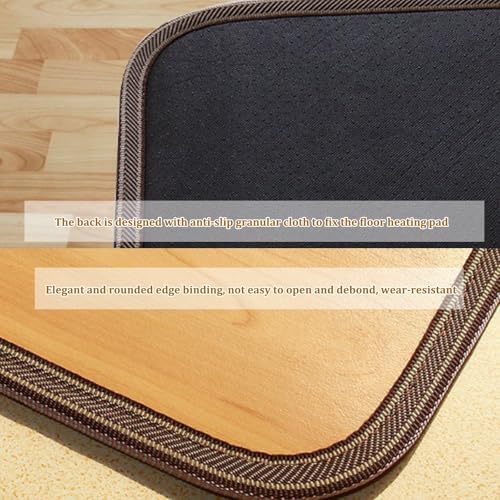 Graphene Heated Rug with Timer and Waterproof Surface