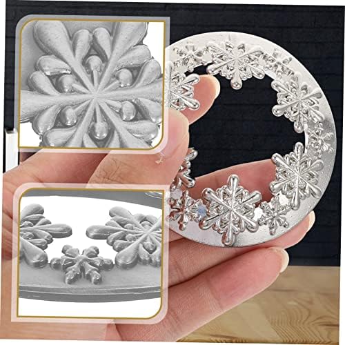 SEWACC Snowflake Candle Lid for Christmas Decor 1