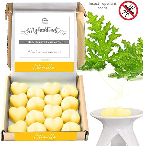 Spotless Leopard Citronella Wax Melts 16 x 5g Heart Shaped 1