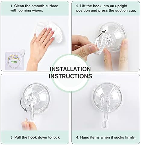 VISV Clear Wreath Hanger 22 LB Capacity 2 Pcs