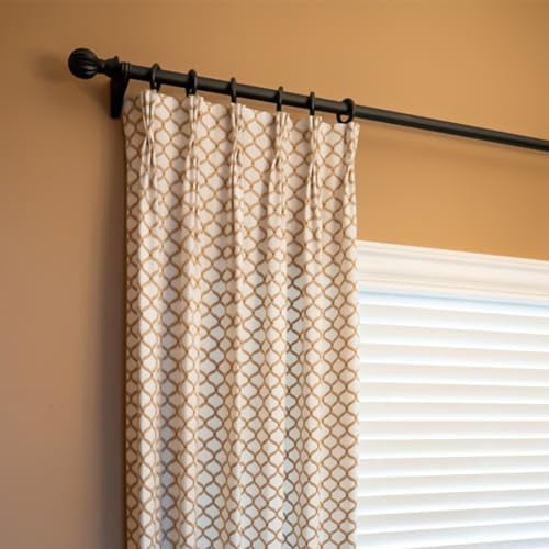 BOOMIBOO 36 Pack Curtain Rings with Clips 1