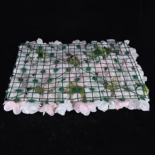 Wedding Party Flower Wall Panel 6 Pcs Light Pink Artificial Floral Backdrop
