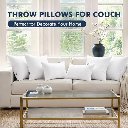 MIULEE Pillow Inserts Pack of 2 18x18 Inch