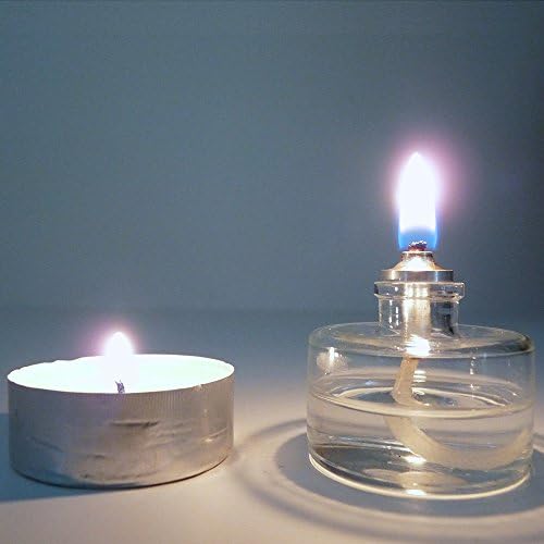 Firefly Refillable Clear Glass Tealight Candles - 5 Pack