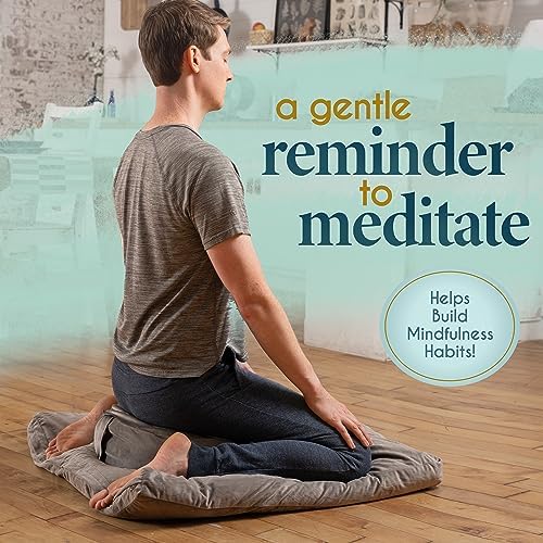 Florensi Meditation Cushion - Velvet Zafu with Buckwheat Fill