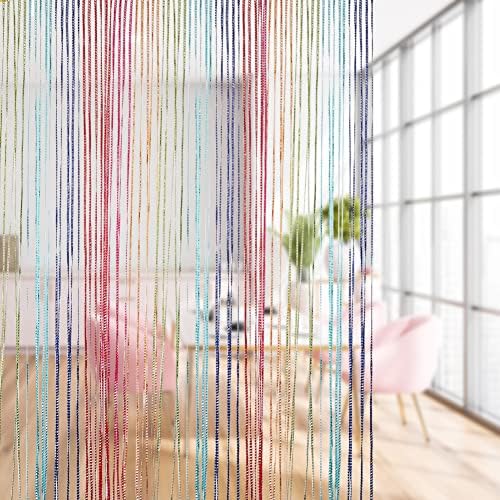 Vidillo Door String Curtain with Glitter Effect