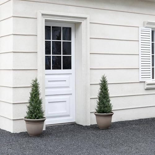 LYTREWPLANT 42 Artificial Cypress Topiary Set of 2 1