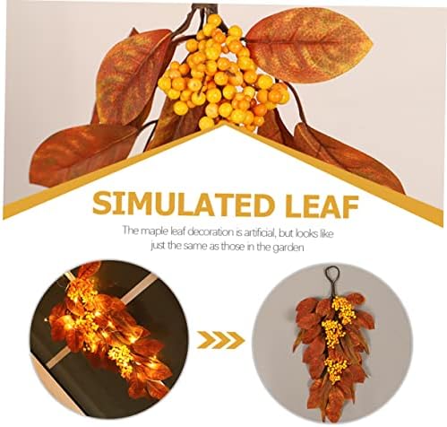 Autumn Door Hanging Maple Leaf Garland