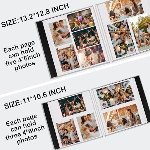 Zesthouse Photo Album with Magnetic Pages and Self-Adhesive Design