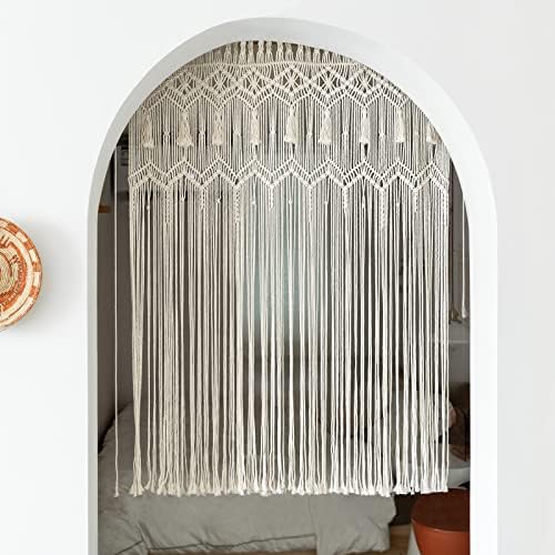 Mkono Macrame Curtain Large Boho Wall Hanging