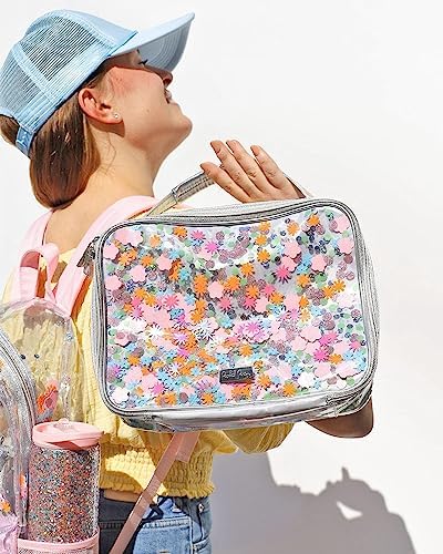 Packed Party Flower Shop Confetti Lunch Bag - Pink Large