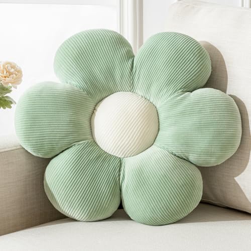 Vdoioe Daisy Flower Shaped Throw Pillow Decor