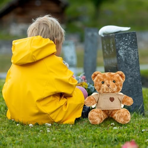 Shappy 2 Sets Angel Bear Urn Memorial Gift