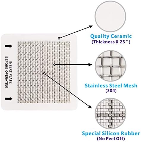 LUFUTATECH Universal Ozone Ceramic Plates 2Pack