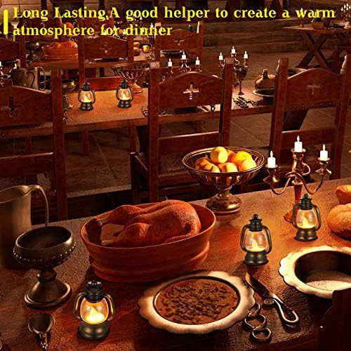 Ferraycle Mini Lantern Decor Set 12 Pcs Black