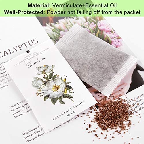MYARO 12 Pack Scented Sachets 6 Scents Option 1