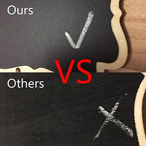 Mini Chalkboard Signs 20 Pack with Easel Stand