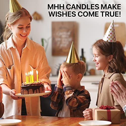 45 Pack Pure Beeswax Taper Candles with Honey Scent