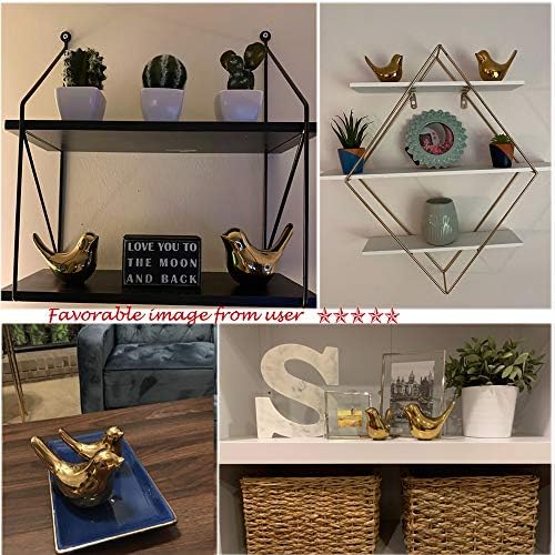FANTESTICRYAN Golden Bird Statue Modern Home Decor