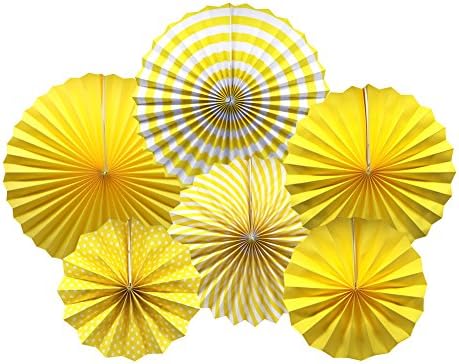 ADLKGG Decorative Folding Fans Set of 6