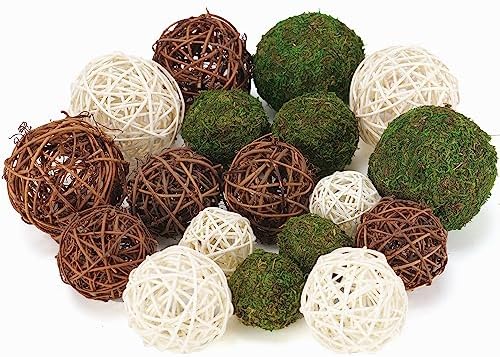 USMOLA 18Pcs Decorative Balls for Centerpieces