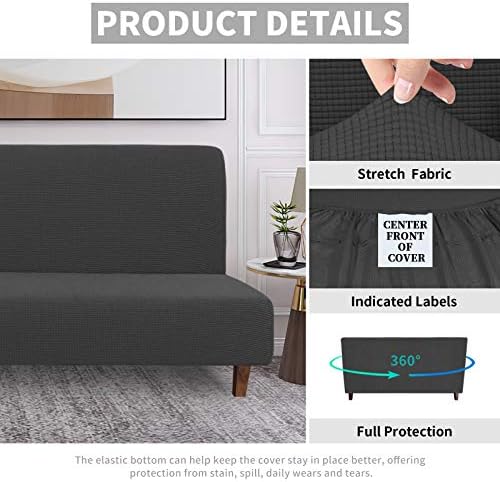 Easy-Going 100 Waterproof Futon Cover Dark Gray