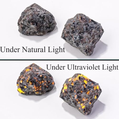 11lb Yooperlite Flame Stones for UV Decor