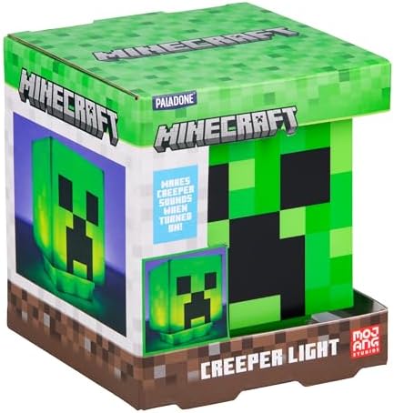Paladone Minecraft Creeper Desk Light with Sounds