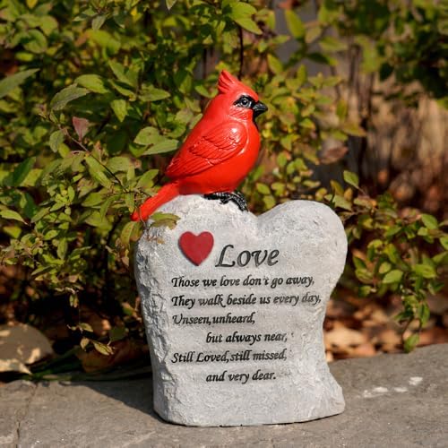 Jiasku Red Cardinal Memorial Stone Sculpture