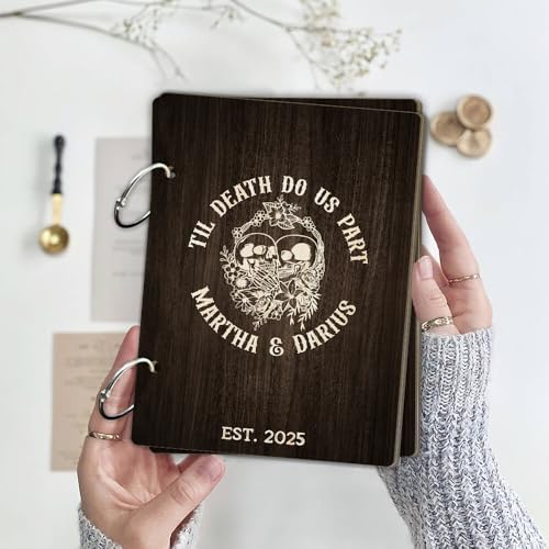 La Boda Personalized Card Album Keeper with Metal Buckles 1