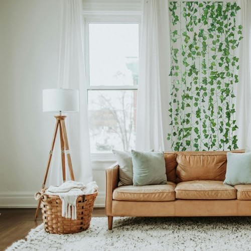 Freyalife Artificial Ivy Vines 12-Pack 84 Feet Greenery Decor
