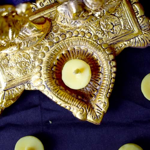 Craftsman Pure Cow Ghee Wicks for Puja - 50 Pc Jar