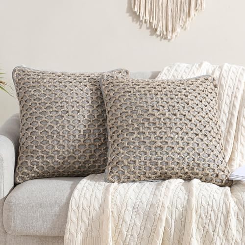 Boho Living Jada 2 Pc Throw Pillow Covers Grey 1