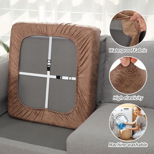 Fuloon Stretch Seat Cushion Covers 3 Pcs