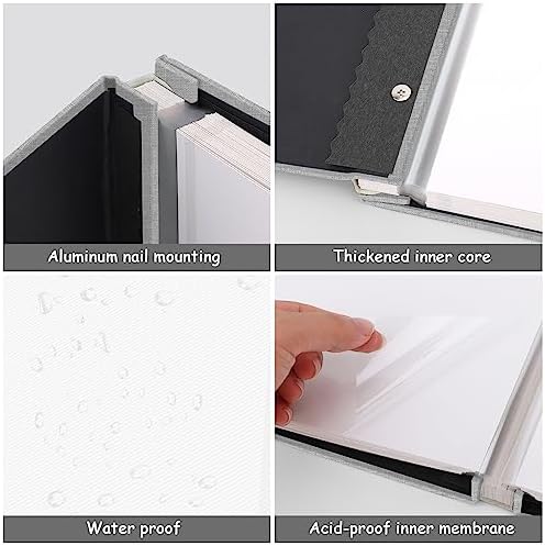 Zesthouse Photo Album with Self-Adhesive Pages and Magnetic Design