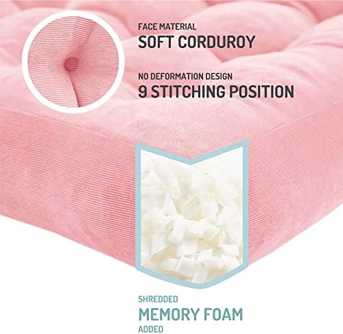 Degrees of Comfort Meditation Floor Pillow Pink