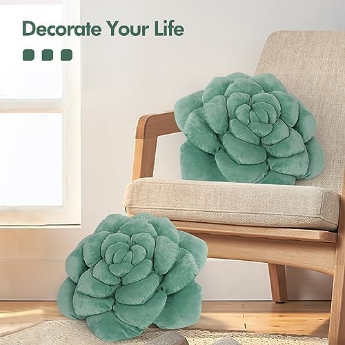 Hand-Stitched Plush Plant Pillow 50cm