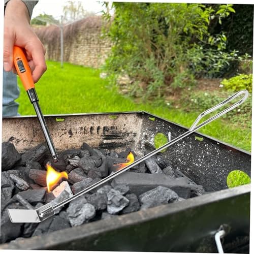 SUPVOX BBQ Grill Scraper Charcoal Scoop with Ergonomic Handle