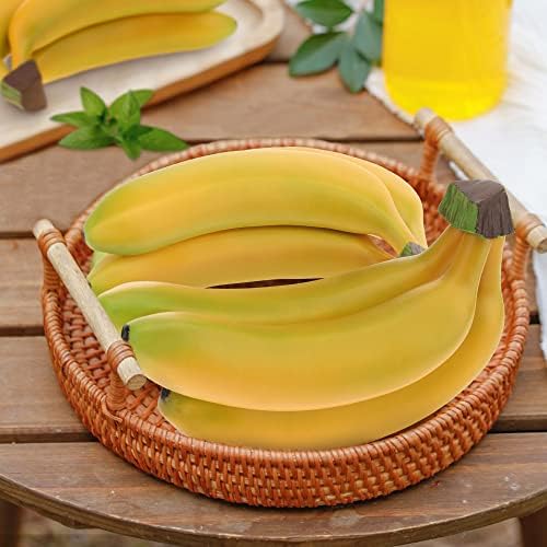 Woration Realistic Artificial Banana Bunch 3 Heads