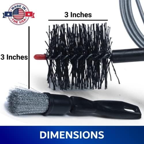 Pellet Stove Chimney Cleaning Kit by FryOilSaver Co B67C