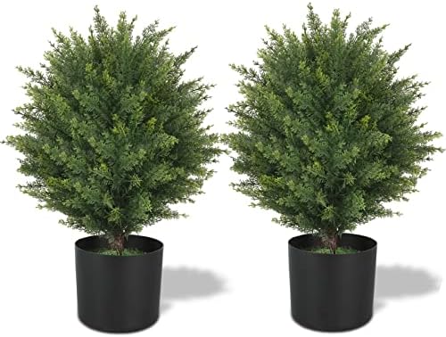 ECOLVANT 21T Artificial Topiary Ball Trees