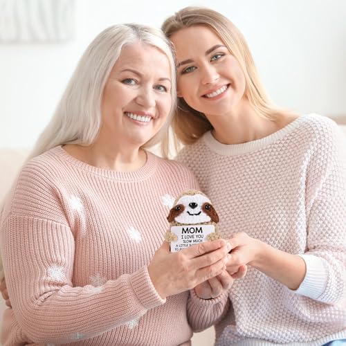 MBL Funny Sloth Gift for Mom - Handmade Crochet