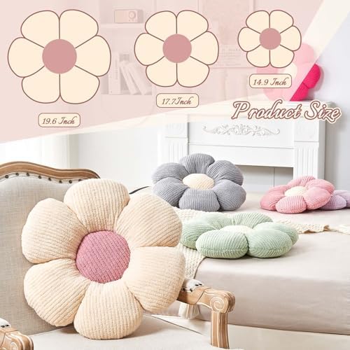 Kcvvcr Daisy Flower Throw Pillow - 149 Soft Plush Design