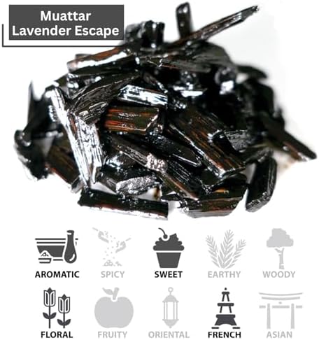 Muattar Lavender Escape 50g Bakhoor Agarwood
