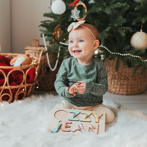 Personalized Wooden Name Puzzle Montessori Toy 1