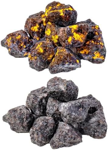 11lb Yooperlite Flame Stones for UV Decor