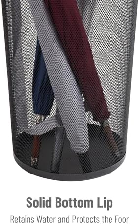 Mind Reader Umbrella Stand Black