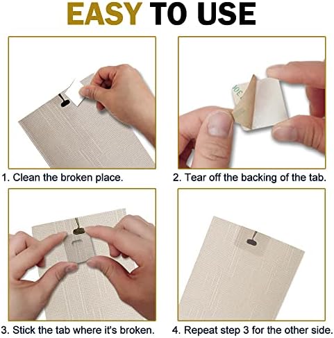 Lofrcin Vertical Blind Repair Tabs 40pcs Set