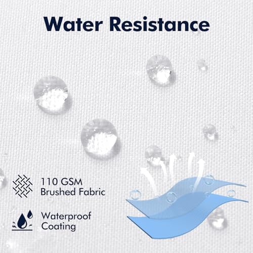 MIULEE 4-Pack 18x18 Water-Resistant Pillow Inserts 1